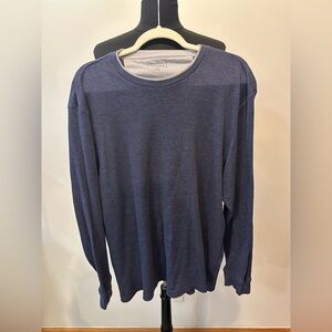Club Room Charcoal Blue Long Sleeve Sweater Like new Size XXL Men